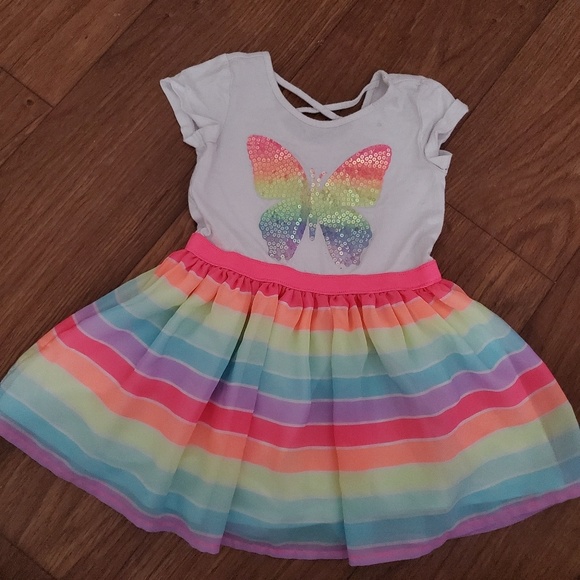 The Children's Place Other - Rainbow Butterfly Dress
